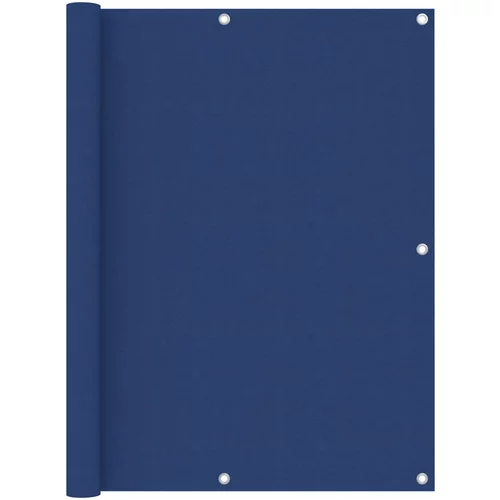vidaXL Balkonsko platno modro 120x500 cm oksford blago, (20610564)