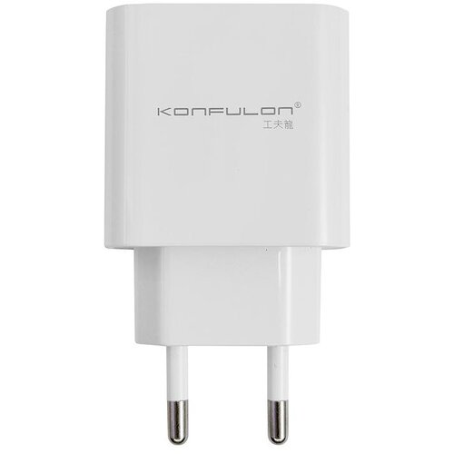 Konfulon Punjač Quick Charge 3.0A C27A + DC02, Beli Slike