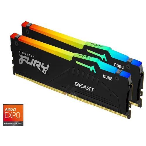 Kingston 32GB 6000MHz DDR5 RGBFury Beast...