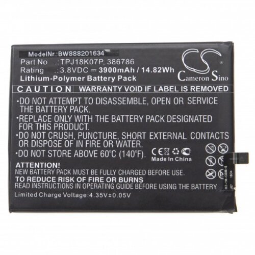 VHBW Baterija za Wiko View3 Pro, 3900 mAh Cene