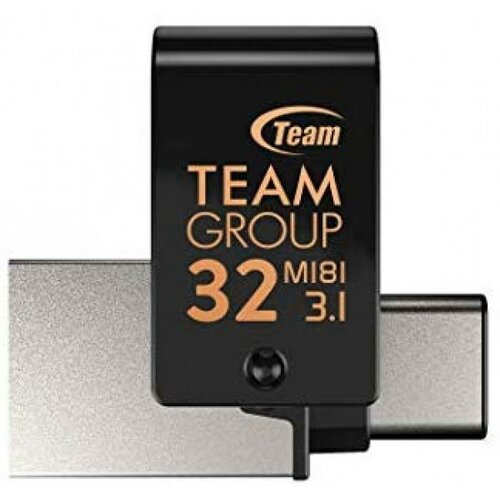 Team Group 32GB M181 USB 3.1 + Type C BLACK TM181332GB01 usb memorija Slike