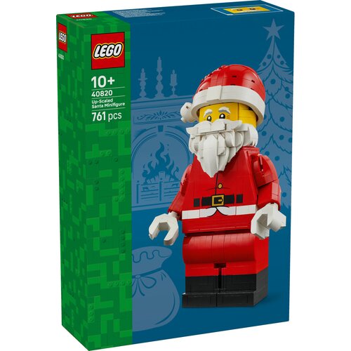 Lego iconic - uvećana minifigura deda mraza (40820) Slike