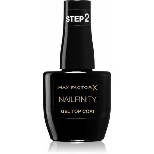 Max Factor Nailfinity Gel Top Coat završni gel lak za nokte nijansa 100 The Finale 12 ml