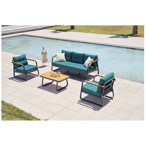 Floriane Garden Vrtni lounge set u kerozin boji za 5 Rio - Cijene