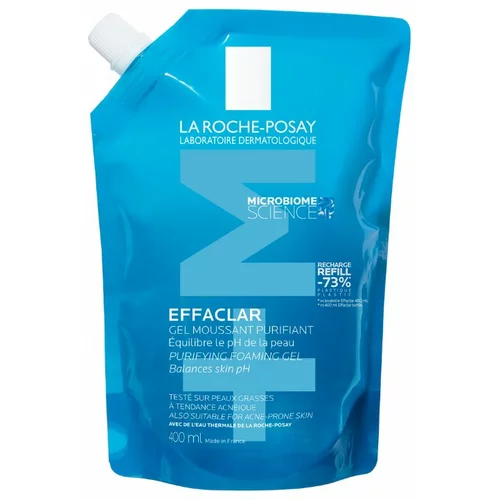 La Roche-Posay Effaclar čistilni gel za mastno občutljivo kožo 400 ml za ženske