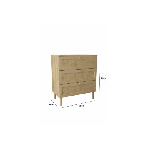 Hanah home komoda baru beige Slike