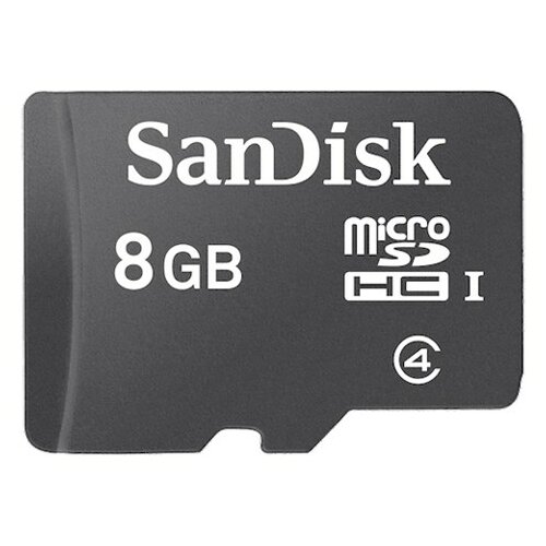 Sandisk MicroSDHC 8GB cl4 - SDSDQ-008G-E11M memorijska kartica Slike