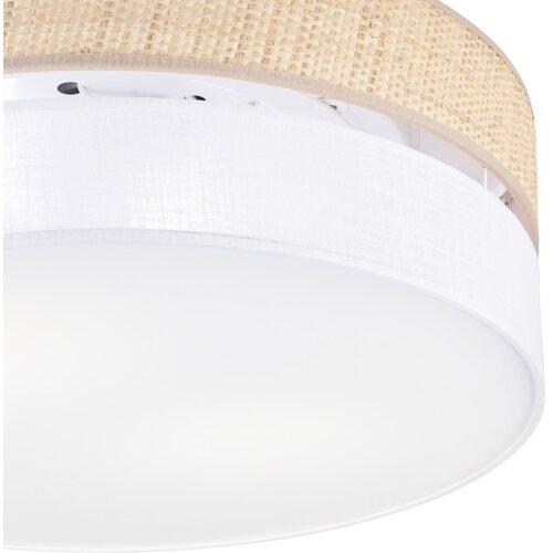  plafonska svetiljka sirja boho 2xE27/15W/230V, prečnik 45 cm, bež/bela Slike