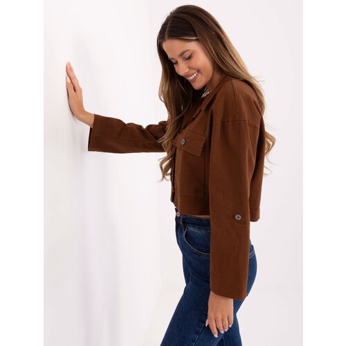 RUE PARIS Jacket-IT-KR-FL7029.72-light brown Cene