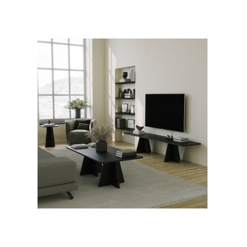 Hanah home sto za dnevnu sobu mushroom black Slike