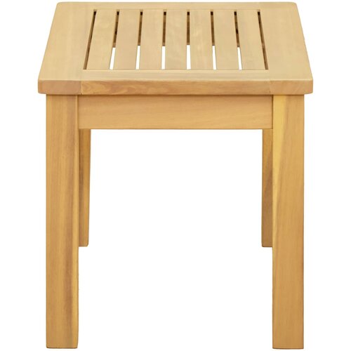  Kava Stol Svijetla akacija 50 x 35 x 36 cm Čvrsto drvo akacije Slike