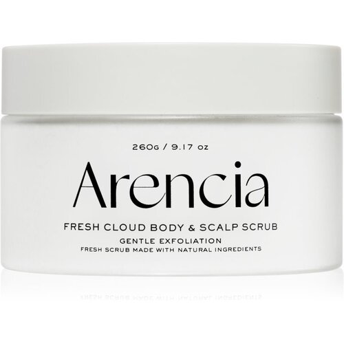 ARENCIA Fresh Cloud White Tea &amp;amp; Neroli nježni piling za tijelo i kosu 260 g Slike