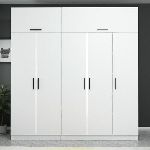 Hanah home Ormar Kale 225x235x52cm Bijeli Cene