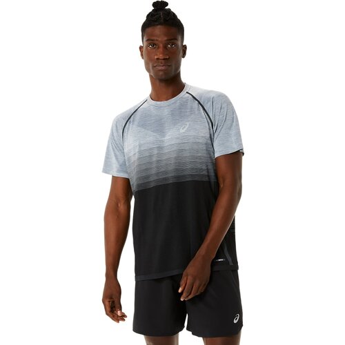 Asics seamless ss top, muška majica za trčanje, crna 2011C398 Slike