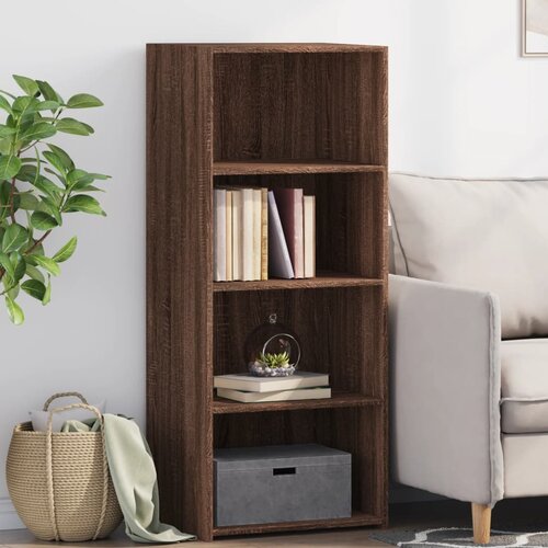 vidaXL Visoka komoda smeđa boja hrasta 50x41x124 cm konstruirano drvo Cene