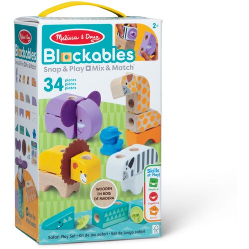 Melissa &amp;amp; Doug MDT BBN Blockables Safari Plyst GML Slike