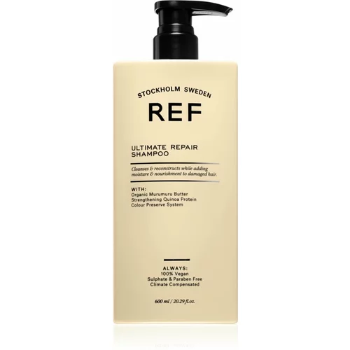 REF Ultimate Repair šampon za dubinsku regeneraciju za oštećenu kosu 600 ml