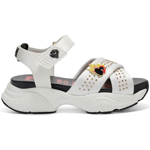 Ed Hardy - Flaming sandal white Bijela