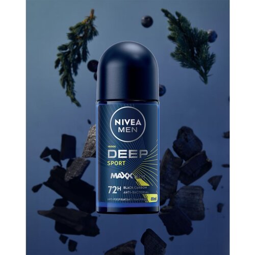 Nivea MEN Deep Sport roll-on antiperspirant za mu&amp;scaron;karce 50 ml Slike
