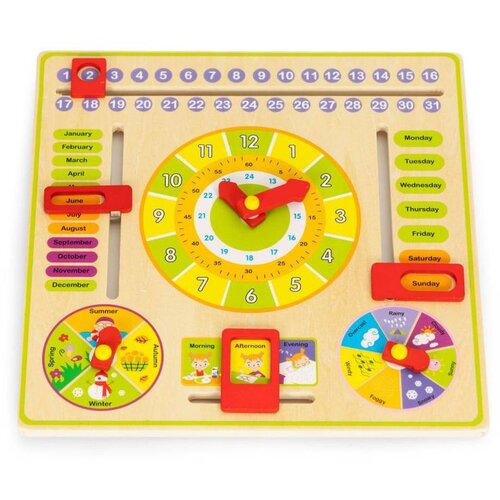  Ecotoys Drvena edukativna ploča kalendar Cijene