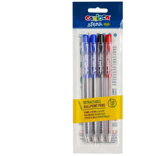 Carioca Sfera set od 4 kemijska olovka u različitim bojama - Cijene