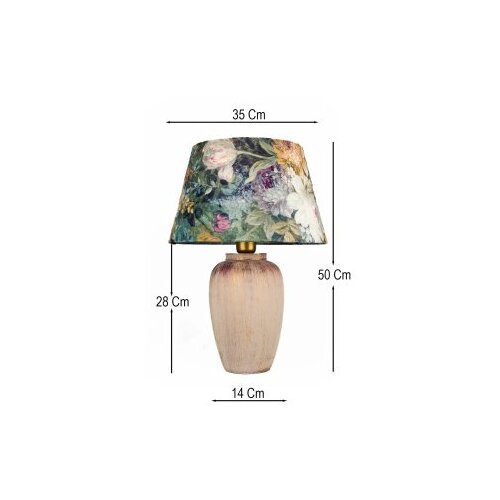 Opviq BK072 ecru table lamp Cene