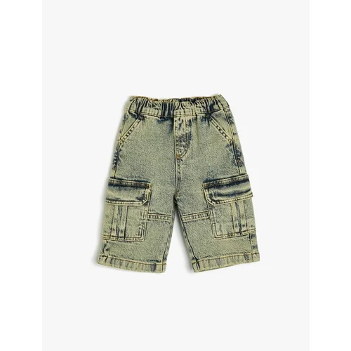 Koton Denim Shorts Capped Pocket Detailed Cotton