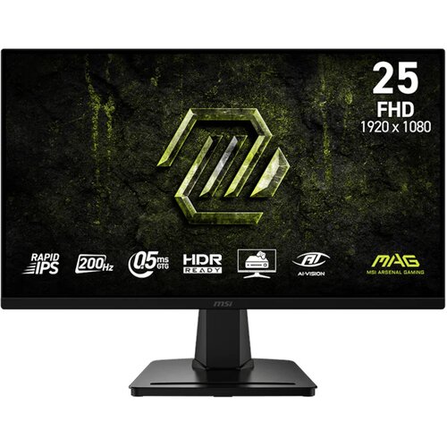 MSI Monitor MAG 256F E20 62,2 cm (24,5"), 1920x1080, IPS, 200 Hz, 0,5 ms|Gaming, (5000257904) Cene