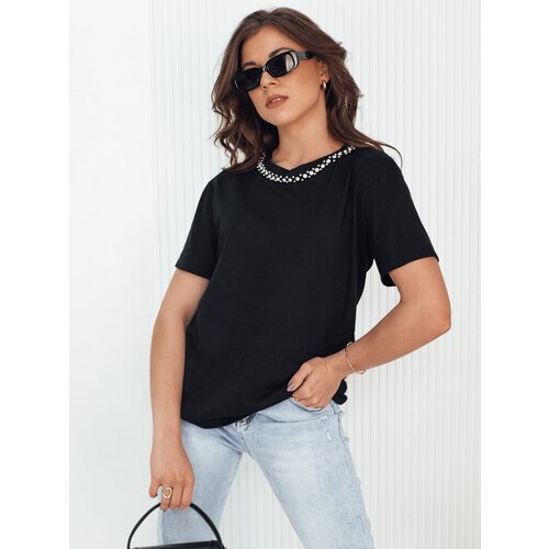 DStreet T-shirt damski UMARUS czarny Slike
