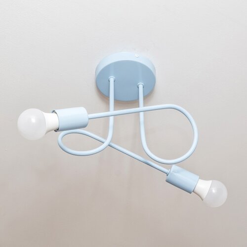  plafonski luster oxford 2xE27/15W/230V plava Slike