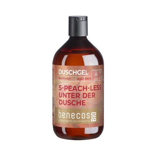 Benecos benecosBIO gel za tu&amp;scaron;iranje &amp;quot;S-Peach-less unter der Dusche&amp;quot; Slike
