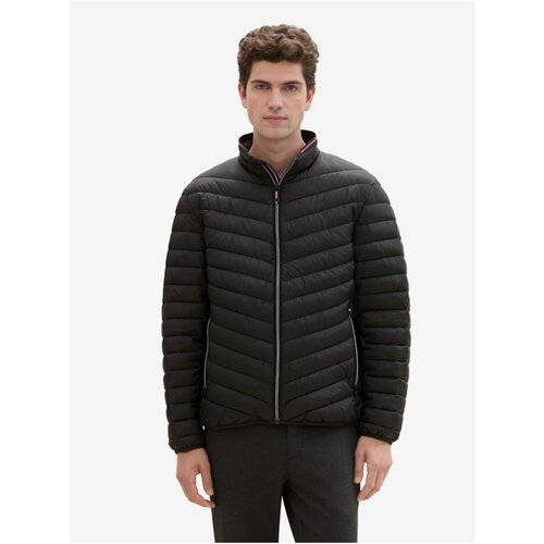 Tom Tailor Black men's quilted jacket - Men's Cene