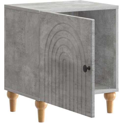  Noćni ormar Betonska siva 43 x 34 5 x 50 cm Konstruirano drvo - Betonska siva 1 Slike