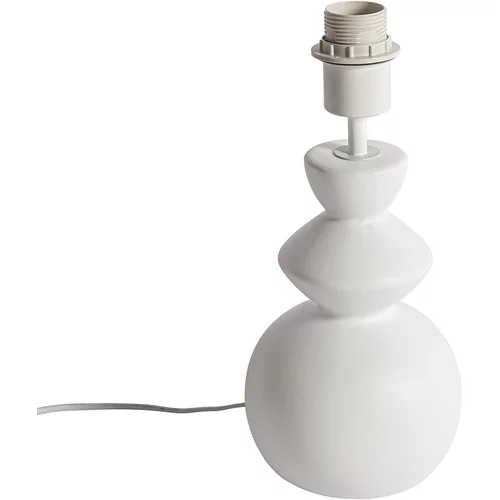 QAZQA Dizajnerska namizna svetilka bela keramika 15 cm brez senčnika - Alisia