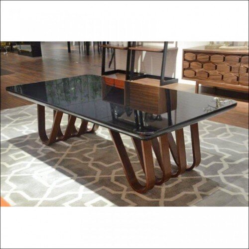  Klub sto C2100L mdf crni/crno staklo 800-551 Đ 800-551 Cene
