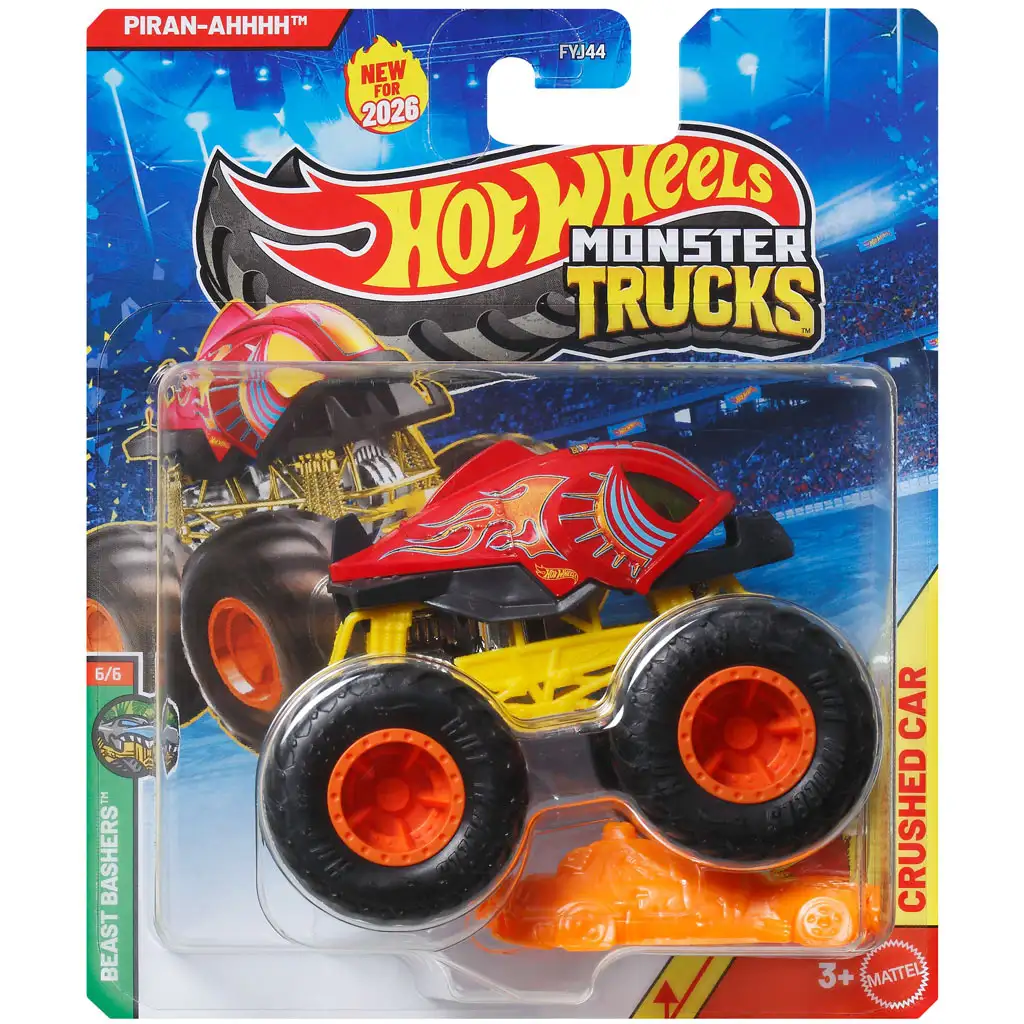 Mattel Hot Wheels Monster Trucks: Piran-Ahhh autić 1/64 - Cene