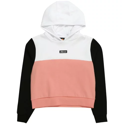Ellesse Sweater majica 'Vercia' narančasta / ružičasta / crna / bijela