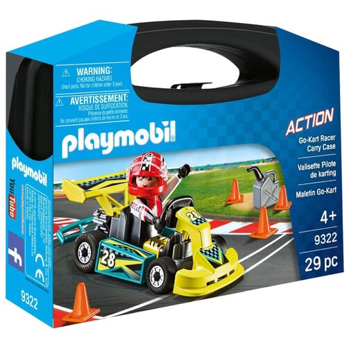 Playmobil suitcases kovček voznik gokarta 9322 Cene