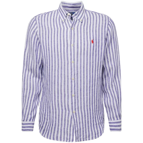 Polo Ralph Lauren Košulja indigo / svijetlocrvena / bijela