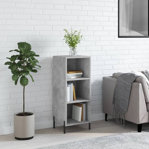 vidaXL Komoda siva boja betona 34 5x32 5x90 cm od konstruiranog drva Cijene