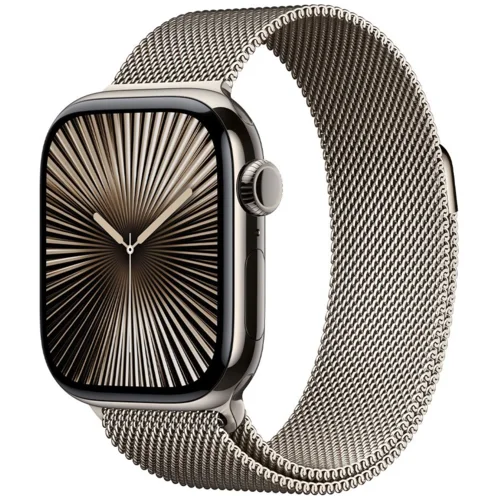 Apple Watch Series 10 GPS + Cell. 46mm Natural TC, Natural Milanese Loop - S/M, (MC7Q4QCA) Apple Watch Series 10 GPS + Cell. 46mm Natural TC, Natural Milanese Loop - S/M, (MC7Q4QCA)