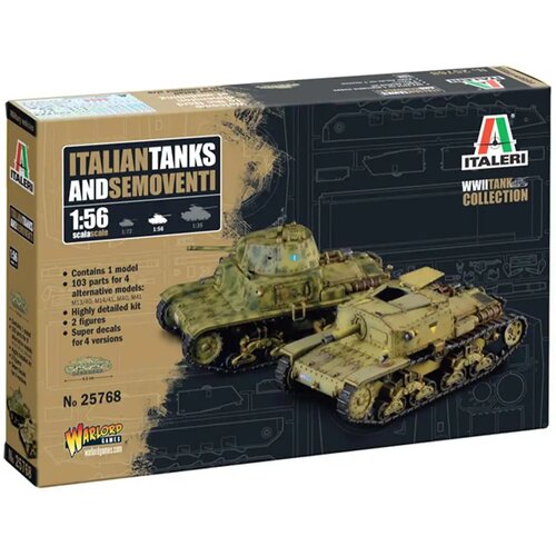 Italeri 1/56 talijanski tenkovi i Semoventi maketa tenka Cijene