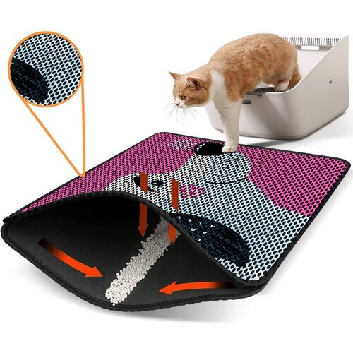 WALLXPERT Nrszn0212 multicolor cat litter mat Cene