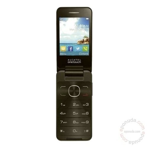 Alcatel One Touch 2012D Dual SIM Braon mobilni telefon Slike
