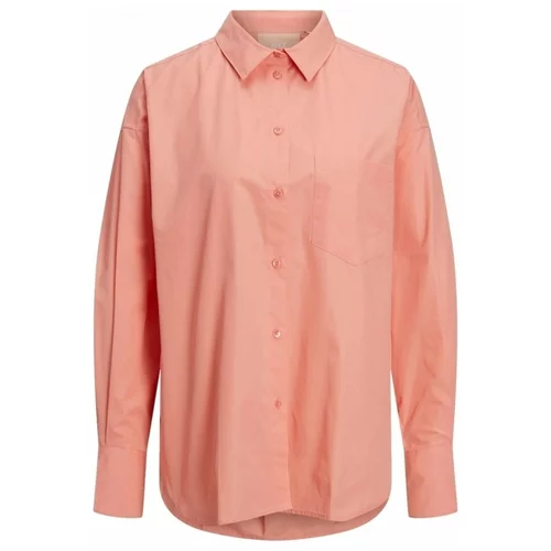 JJXX Topi & Bluze Noos Shirt Jamie L/S - Coral Haze Oranžna