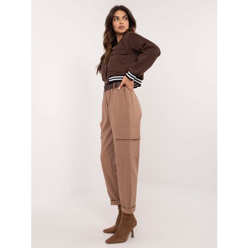 Och Bella Trousers-TW-SP-BI-6-1313.47-light brown Cene