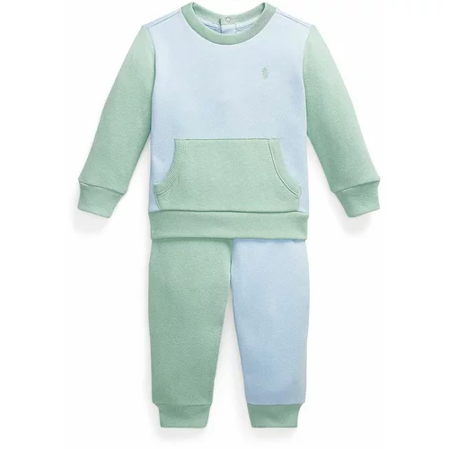 Polo Ralph Lauren Trenirka za dojenčka zelena barva
