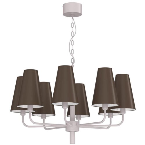  luster na lancu tortola 8xE14/15W/230V braon/krem Cene