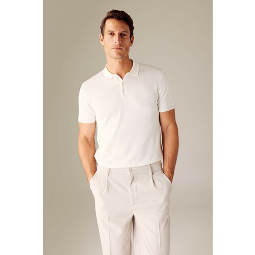Defacto Slim Fit Polo Collar Knitwear Polo T-Shirt Cene