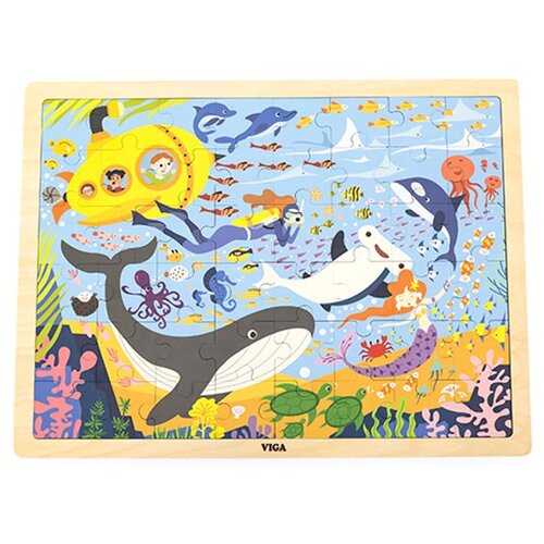 Viga 44583 puzzle na podlozi, 48 dijelova - upoznajemo more i njegove stanovnike Cijene